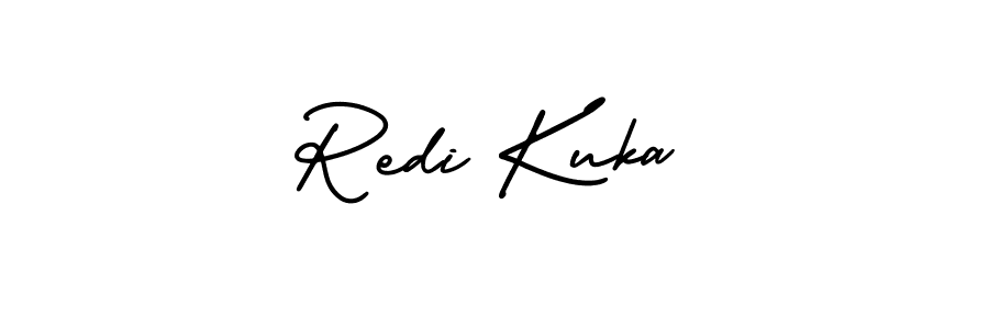 Redi Kuka stylish signature style. Best Handwritten Sign (AmerikaSignatureDemo-Regular) for my name. Handwritten Signature Collection Ideas for my name Redi Kuka. Redi Kuka signature style 3 images and pictures png