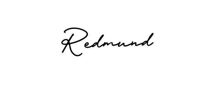 Make a beautiful signature design for name Redmund. With this signature (AmerikaSignatureDemo-Regular) style, you can create a handwritten signature for free. Redmund signature style 3 images and pictures png