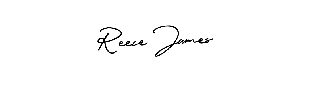 It looks lik you need a new signature style for name Reece James. Design unique handwritten (AmerikaSignatureDemo-Regular) signature with our free signature maker in just a few clicks. Reece James signature style 3 images and pictures png