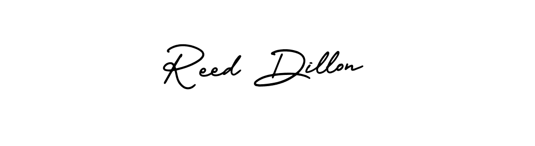 The best way (AmerikaSignatureDemo-Regular) to make a short signature is to pick only two or three words in your name. The name Reed Dillon include a total of six letters. For converting this name. Reed Dillon signature style 3 images and pictures png