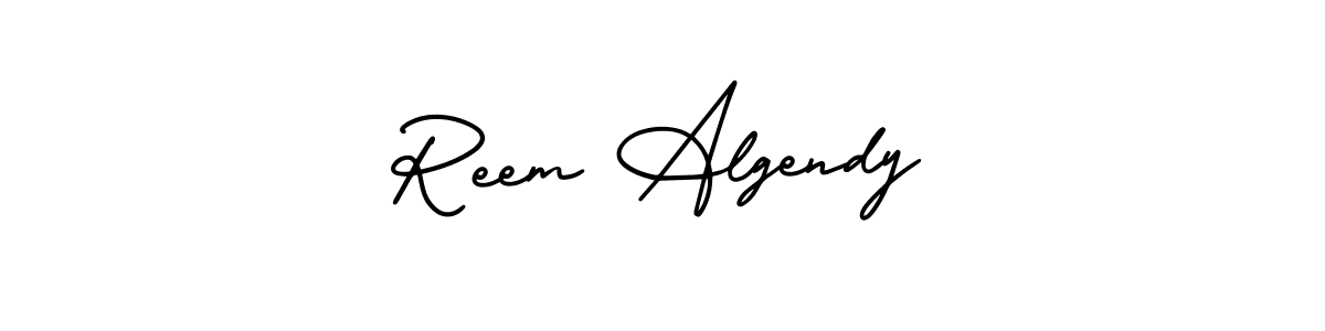 AmerikaSignatureDemo-Regular is a professional signature style that is perfect for those who want to add a touch of class to their signature. It is also a great choice for those who want to make their signature more unique. Get Reem Algendy name to fancy signature for free. Reem Algendy signature style 3 images and pictures png