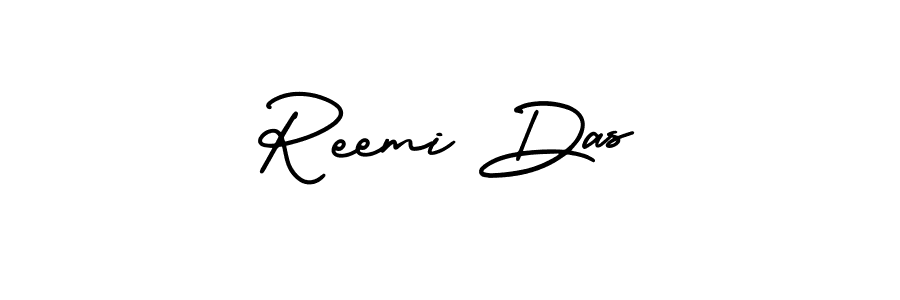 Create a beautiful signature design for name Reemi Das. With this signature (AmerikaSignatureDemo-Regular) fonts, you can make a handwritten signature for free. Reemi Das signature style 3 images and pictures png