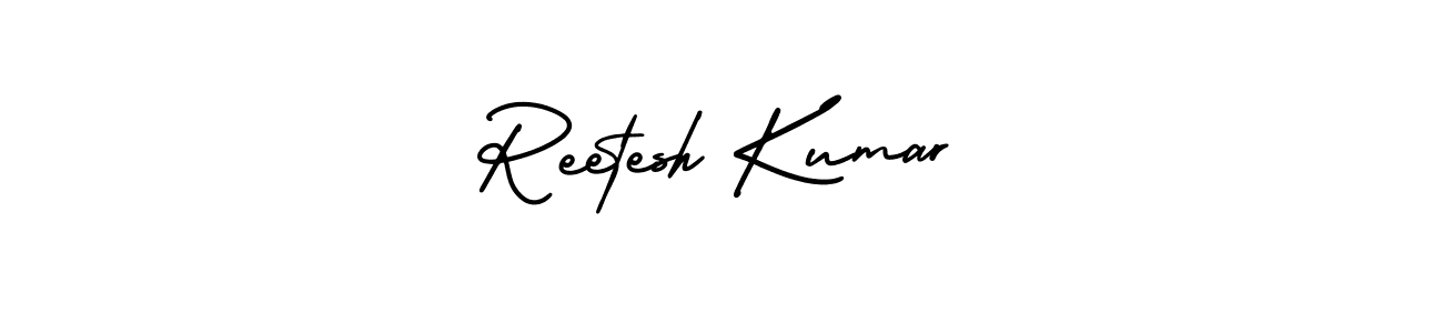 Make a short Reetesh Kumar signature style. Manage your documents anywhere anytime using AmerikaSignatureDemo-Regular. Create and add eSignatures, submit forms, share and send files easily. Reetesh Kumar signature style 3 images and pictures png