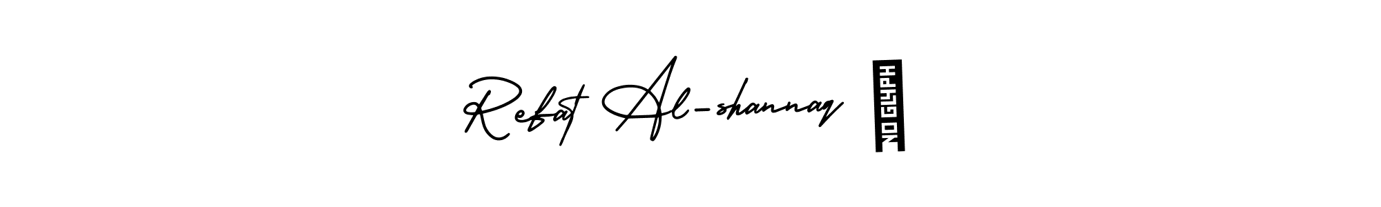 See photos of Refat Al-shannaq ☒ official signature by Spectra . Check more albums & portfolios. Read reviews & check more about AmerikaSignatureDemo-Regular font. Refat Al-shannaq ☒ signature style 3 images and pictures png