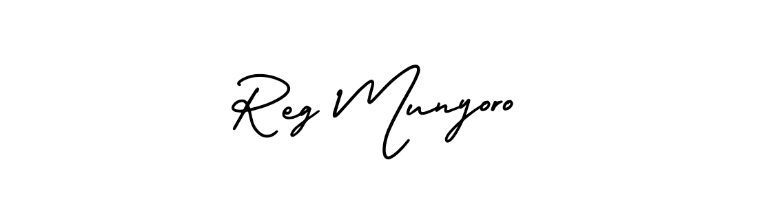 Make a short Reg Munyoro signature style. Manage your documents anywhere anytime using AmerikaSignatureDemo-Regular. Create and add eSignatures, submit forms, share and send files easily. Reg Munyoro signature style 3 images and pictures png