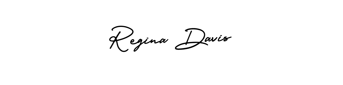 Also You can easily find your signature by using the search form. We will create Regina Davis name handwritten signature images for you free of cost using AmerikaSignatureDemo-Regular sign style. Regina Davis signature style 3 images and pictures png