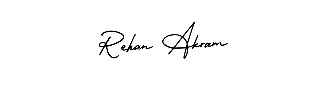 Similarly AmerikaSignatureDemo-Regular is the best handwritten signature design. Signature creator online .You can use it as an online autograph creator for name Rehan Akram. Rehan Akram signature style 3 images and pictures png