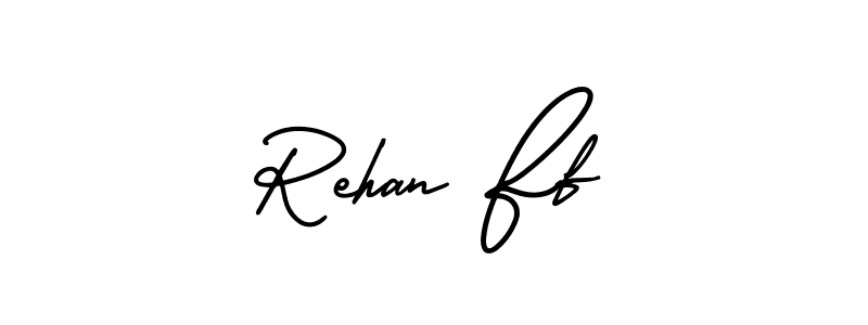 Make a short Rehan Ff signature style. Manage your documents anywhere anytime using AmerikaSignatureDemo-Regular. Create and add eSignatures, submit forms, share and send files easily. Rehan Ff signature style 3 images and pictures png
