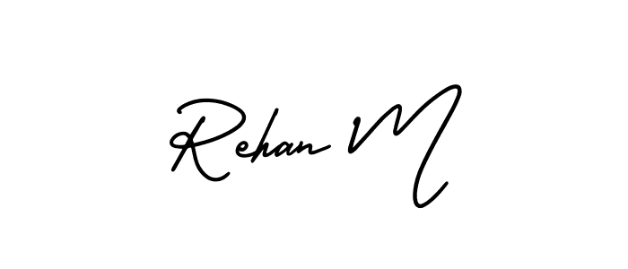 Check out images of Autograph of Rehan M name. Actor Rehan M Signature Style. AmerikaSignatureDemo-Regular is a professional sign style online. Rehan M signature style 3 images and pictures png