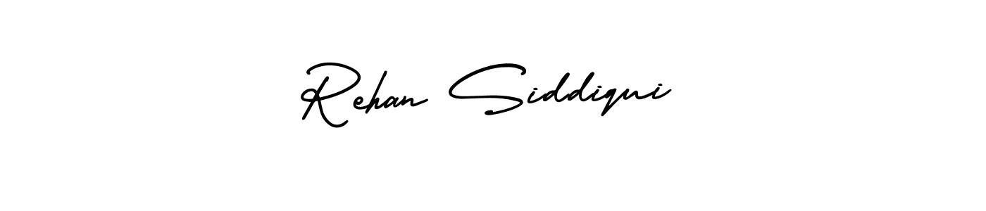 Use a signature maker to create a handwritten signature online. With this signature software, you can design (AmerikaSignatureDemo-Regular) your own signature for name Rehan Siddiqui. Rehan Siddiqui signature style 3 images and pictures png