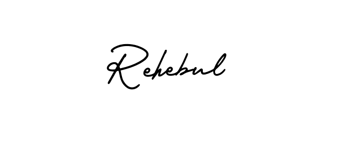 This is the best signature style for the Rehebul name. Also you like these signature font (AmerikaSignatureDemo-Regular). Mix name signature. Rehebul signature style 3 images and pictures png