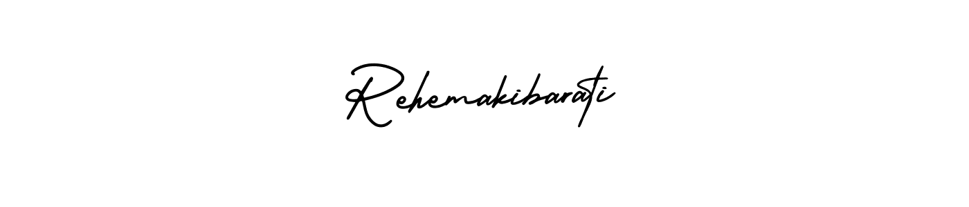Make a beautiful signature design for name Rehemakibarati. With this signature (AmerikaSignatureDemo-Regular) style, you can create a handwritten signature for free. Rehemakibarati signature style 3 images and pictures png