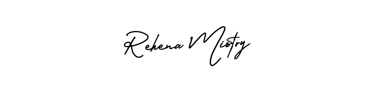 Also we have Rehena Mistry name is the best signature style. Create professional handwritten signature collection using AmerikaSignatureDemo-Regular autograph style. Rehena Mistry signature style 3 images and pictures png