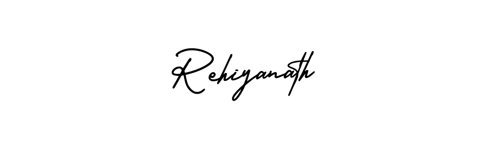 How to make Rehiyanath signature? AmerikaSignatureDemo-Regular is a professional autograph style. Create handwritten signature for Rehiyanath name. Rehiyanath signature style 3 images and pictures png