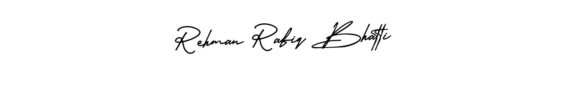 How to make Rehman Rafiq Bhatti signature? AmerikaSignatureDemo-Regular is a professional autograph style. Create handwritten signature for Rehman Rafiq Bhatti name. Rehman Rafiq Bhatti signature style 3 images and pictures png