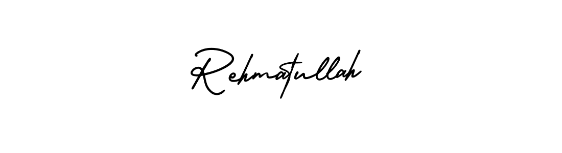 How to Draw Rehmatullah signature style? AmerikaSignatureDemo-Regular is a latest design signature styles for name Rehmatullah. Rehmatullah signature style 3 images and pictures png