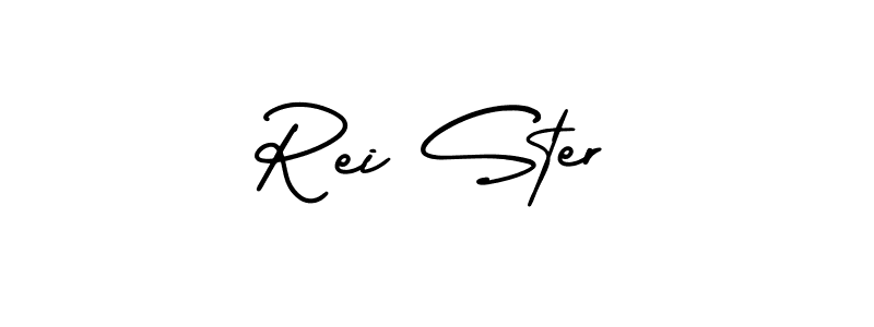 Make a beautiful signature design for name Rei Ster. With this signature (AmerikaSignatureDemo-Regular) style, you can create a handwritten signature for free. Rei Ster signature style 3 images and pictures png