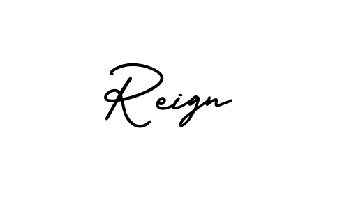 Best and Professional Signature Style for Reign. AmerikaSignatureDemo-Regular Best Signature Style Collection. Reign signature style 3 images and pictures png
