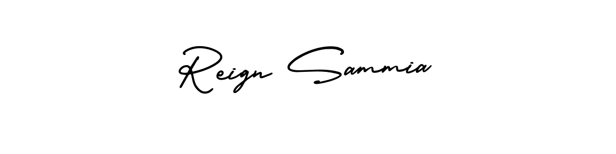 Make a beautiful signature design for name Reign Sammia. Use this online signature maker to create a handwritten signature for free. Reign Sammia signature style 3 images and pictures png