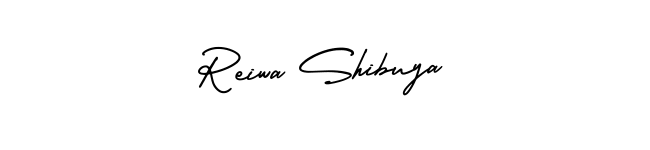 How to make Reiwa Shibuya signature? AmerikaSignatureDemo-Regular is a professional autograph style. Create handwritten signature for Reiwa Shibuya name. Reiwa Shibuya signature style 3 images and pictures png