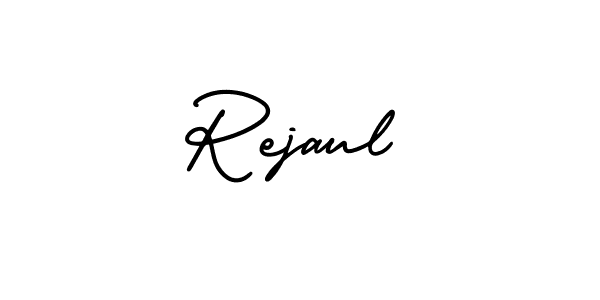 Make a beautiful signature design for name Rejaul. With this signature (AmerikaSignatureDemo-Regular) style, you can create a handwritten signature for free. Rejaul signature style 3 images and pictures png