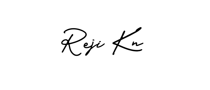 AmerikaSignatureDemo-Regular is a professional signature style that is perfect for those who want to add a touch of class to their signature. It is also a great choice for those who want to make their signature more unique. Get Reji Kn name to fancy signature for free. Reji Kn signature style 3 images and pictures png