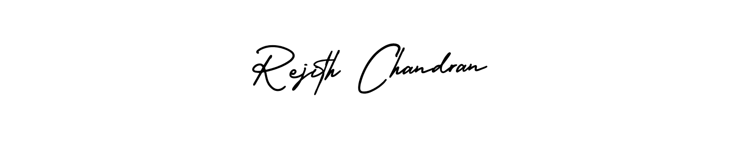 Similarly AmerikaSignatureDemo-Regular is the best handwritten signature design. Signature creator online .You can use it as an online autograph creator for name Rejith Chandran. Rejith Chandran signature style 3 images and pictures png