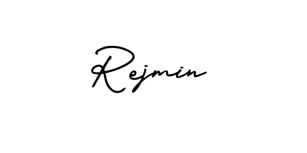 Also You can easily find your signature by using the search form. We will create Rejmin name handwritten signature images for you free of cost using AmerikaSignatureDemo-Regular sign style. Rejmin signature style 3 images and pictures png