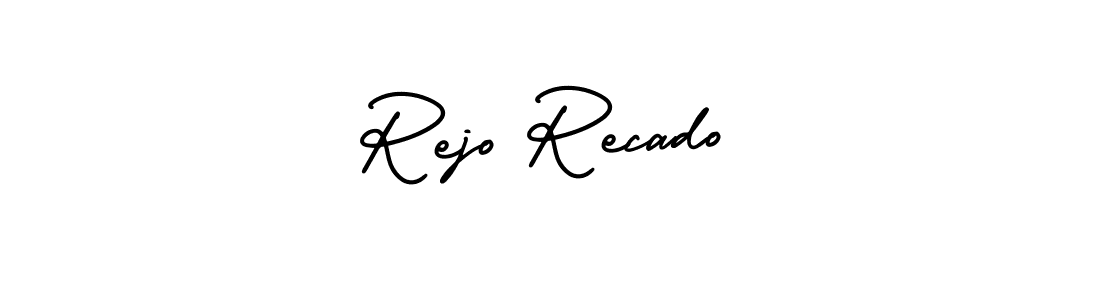 How to Draw Rejo Recado signature style? AmerikaSignatureDemo-Regular is a latest design signature styles for name Rejo Recado. Rejo Recado signature style 3 images and pictures png