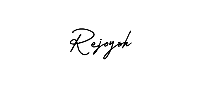 Create a beautiful signature design for name Rejoysh. With this signature (AmerikaSignatureDemo-Regular) fonts, you can make a handwritten signature for free. Rejoysh signature style 3 images and pictures png