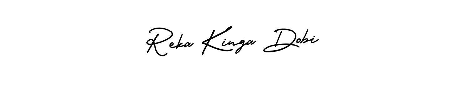 Create a beautiful signature design for name Reka Kinga Dobi. With this signature (AmerikaSignatureDemo-Regular) fonts, you can make a handwritten signature for free. Reka Kinga Dobi signature style 3 images and pictures png