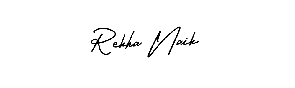 How to Draw Rekha Naik signature style? AmerikaSignatureDemo-Regular is a latest design signature styles for name Rekha Naik. Rekha Naik signature style 3 images and pictures png