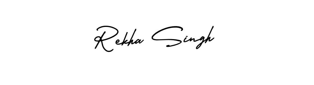 Best and Professional Signature Style for Rekha Singh. AmerikaSignatureDemo-Regular Best Signature Style Collection. Rekha Singh signature style 3 images and pictures png