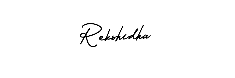 Also You can easily find your signature by using the search form. We will create Rekshidha name handwritten signature images for you free of cost using AmerikaSignatureDemo-Regular sign style. Rekshidha signature style 3 images and pictures png