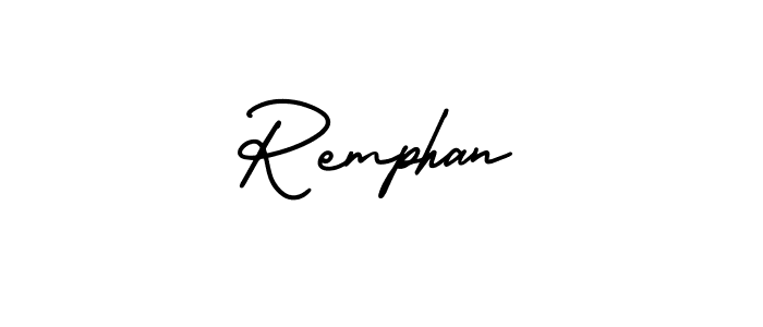 if you are searching for the best signature style for your name Remphan. so please give up your signature search. here we have designed multiple signature styles  using AmerikaSignatureDemo-Regular. Remphan signature style 3 images and pictures png