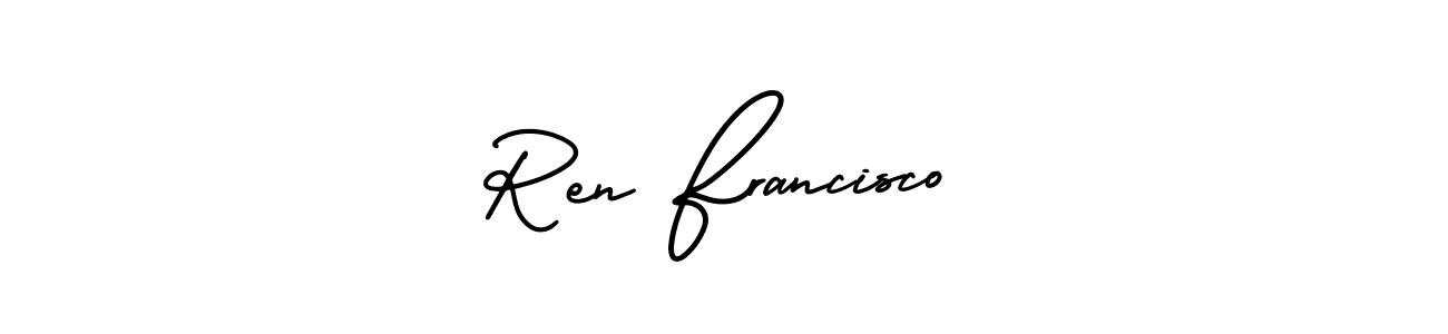 Once you've used our free online signature maker to create your best signature AmerikaSignatureDemo-Regular style, it's time to enjoy all of the benefits that Ren Francisco name signing documents. Ren Francisco signature style 3 images and pictures png