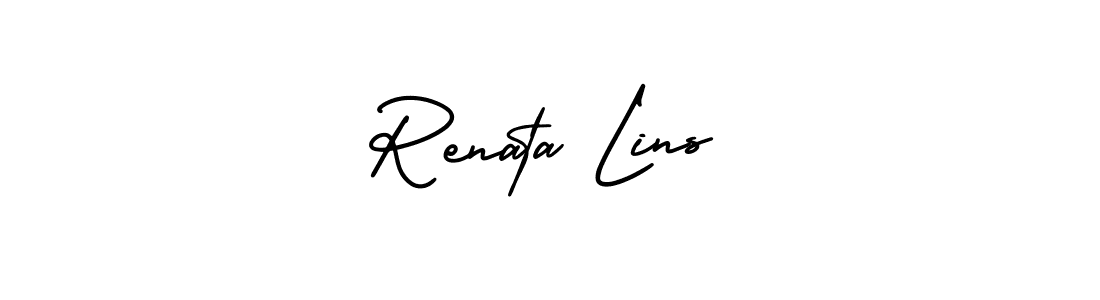 Make a short Renata Lins signature style. Manage your documents anywhere anytime using AmerikaSignatureDemo-Regular. Create and add eSignatures, submit forms, share and send files easily. Renata Lins signature style 3 images and pictures png