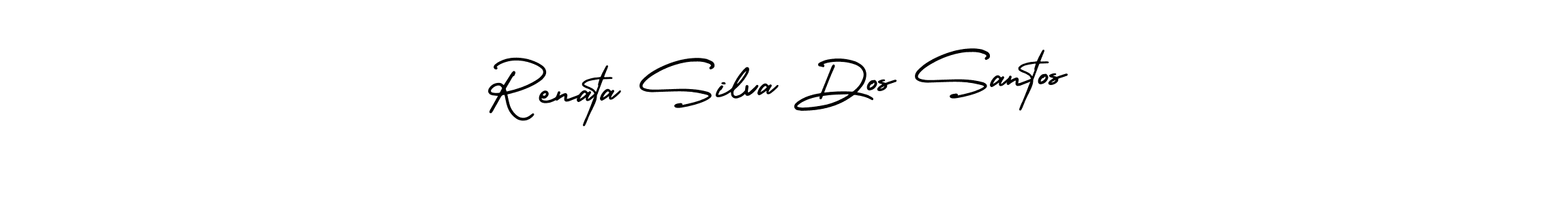 Make a beautiful signature design for name Renata Silva Dos Santos. With this signature (AmerikaSignatureDemo-Regular) style, you can create a handwritten signature for free. Renata Silva Dos Santos signature style 3 images and pictures png