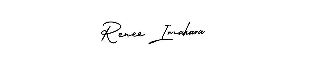 AmerikaSignatureDemo-Regular is a professional signature style that is perfect for those who want to add a touch of class to their signature. It is also a great choice for those who want to make their signature more unique. Get Renee Imahara name to fancy signature for free. Renee Imahara signature style 3 images and pictures png