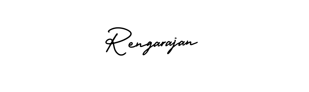 Make a beautiful signature design for name Rengarajan. With this signature (AmerikaSignatureDemo-Regular) style, you can create a handwritten signature for free. Rengarajan signature style 3 images and pictures png