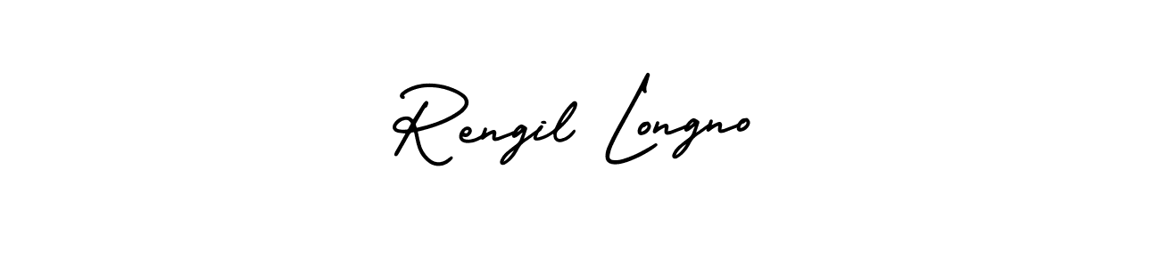 Once you've used our free online signature maker to create your best signature AmerikaSignatureDemo-Regular style, it's time to enjoy all of the benefits that Rengil Longno name signing documents. Rengil Longno signature style 3 images and pictures png