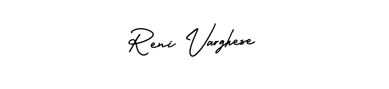 Similarly AmerikaSignatureDemo-Regular is the best handwritten signature design. Signature creator online .You can use it as an online autograph creator for name Reni Varghese. Reni Varghese signature style 3 images and pictures png