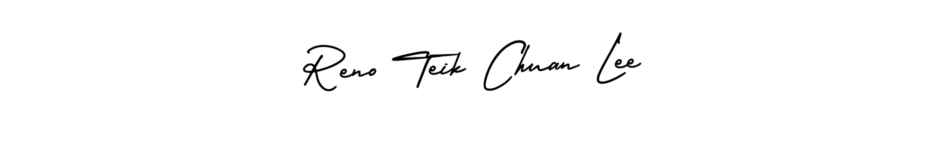 Reno Teik Chuan Lee stylish signature style. Best Handwritten Sign (AmerikaSignatureDemo-Regular) for my name. Handwritten Signature Collection Ideas for my name Reno Teik Chuan Lee. Reno Teik Chuan Lee signature style 3 images and pictures png