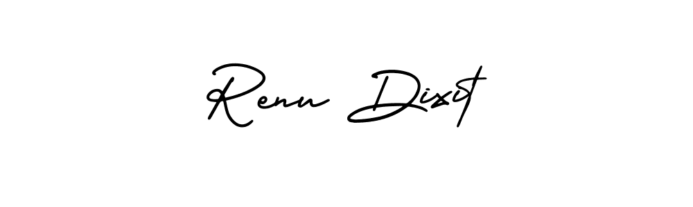 It looks lik you need a new signature style for name Renu Dixit. Design unique handwritten (AmerikaSignatureDemo-Regular) signature with our free signature maker in just a few clicks. Renu Dixit signature style 3 images and pictures png