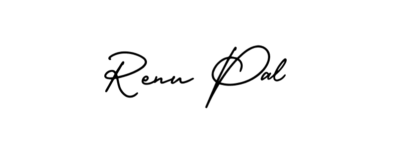 Create a beautiful signature design for name Renu Pal. With this signature (AmerikaSignatureDemo-Regular) fonts, you can make a handwritten signature for free. Renu Pal signature style 3 images and pictures png