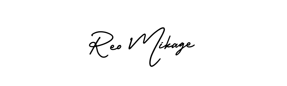 Make a beautiful signature design for name Reo Mikage. Use this online signature maker to create a handwritten signature for free. Reo Mikage signature style 3 images and pictures png