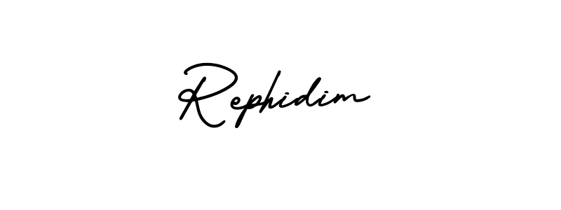 Make a beautiful signature design for name Rephidim. With this signature (AmerikaSignatureDemo-Regular) style, you can create a handwritten signature for free. Rephidim signature style 3 images and pictures png