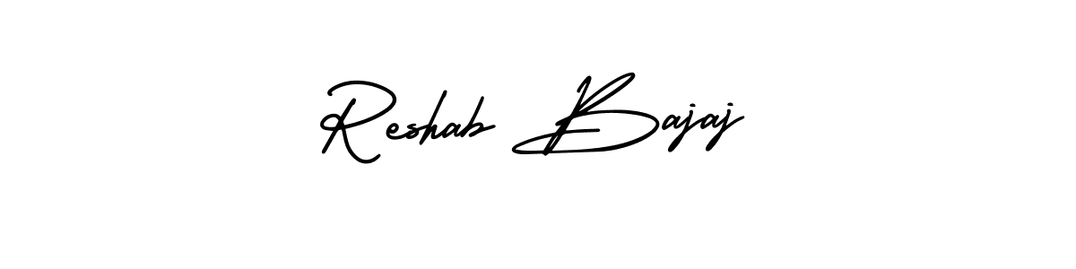 How to Draw Reshab Bajaj signature style? AmerikaSignatureDemo-Regular is a latest design signature styles for name Reshab Bajaj. Reshab Bajaj signature style 3 images and pictures png