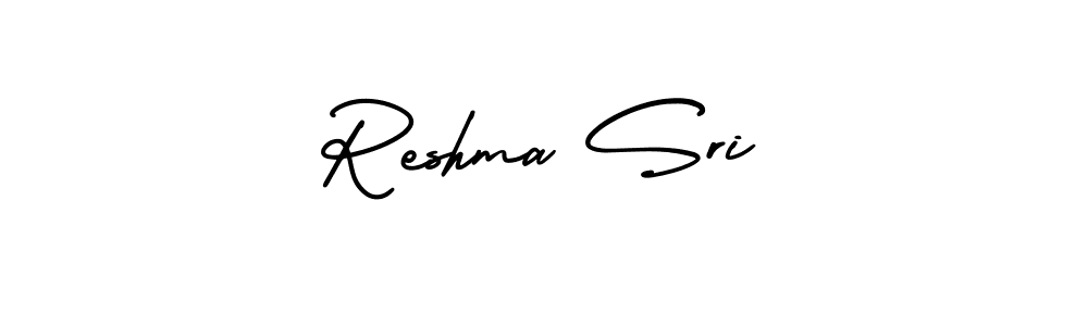 Make a short Reshma Sri signature style. Manage your documents anywhere anytime using AmerikaSignatureDemo-Regular. Create and add eSignatures, submit forms, share and send files easily. Reshma Sri signature style 3 images and pictures png
