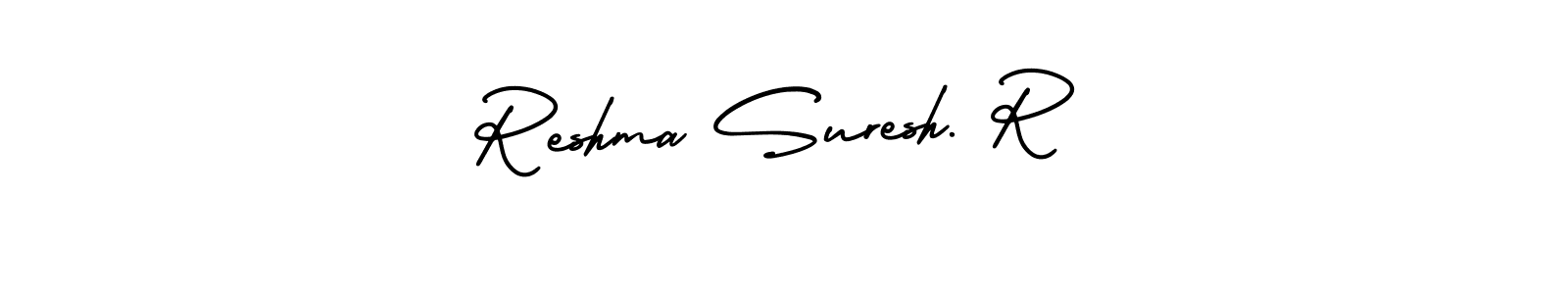 Design your own signature with our free online signature maker. With this signature software, you can create a handwritten (AmerikaSignatureDemo-Regular) signature for name Reshma Suresh. R. Reshma Suresh. R signature style 3 images and pictures png